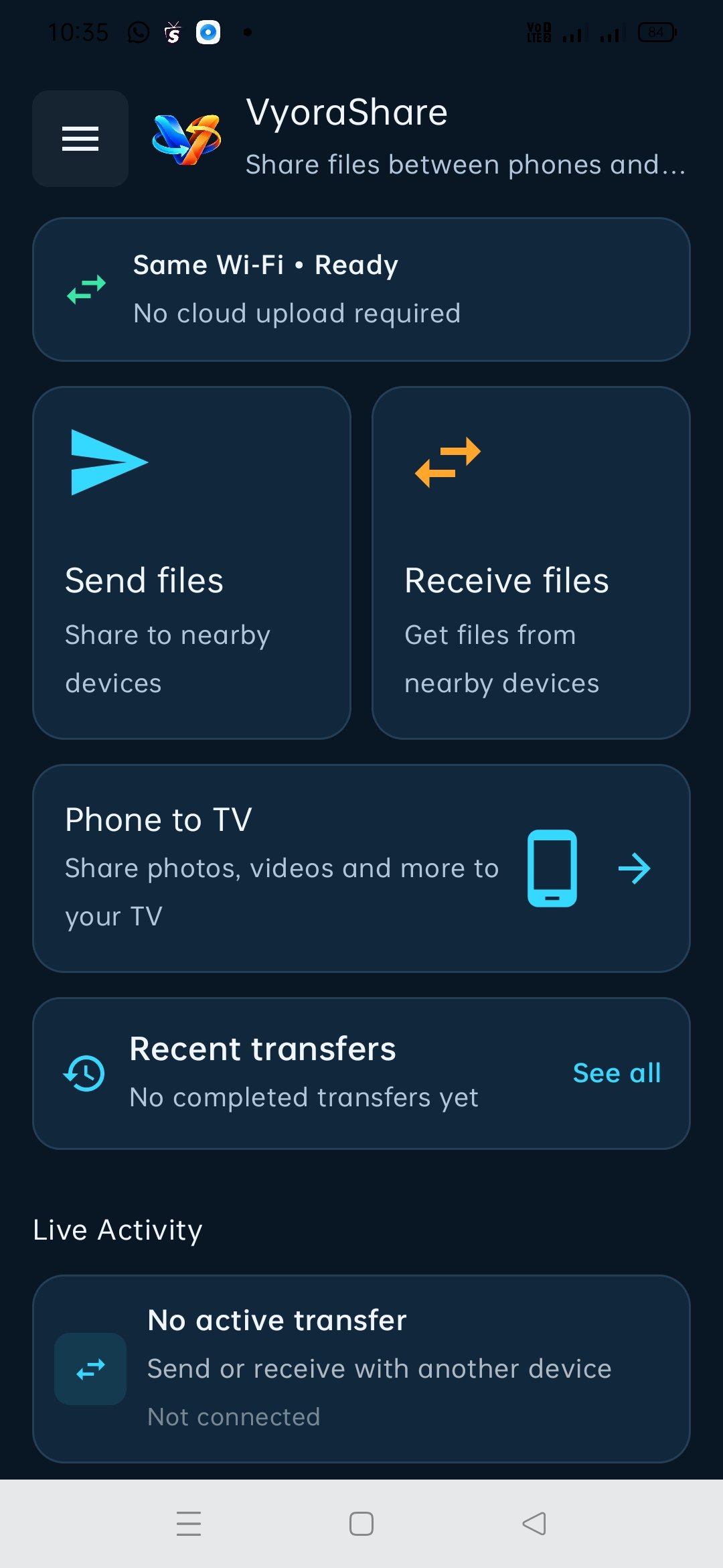 VyoraShare mobile home